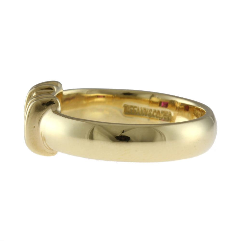 中古】 ティファニー TIFFANY&Co. K18 リング 指輪 ルビー 7.5号 中古】 ティファニー TIFFANY&Co. K18 リング 指輪 ルビー 7.5号
