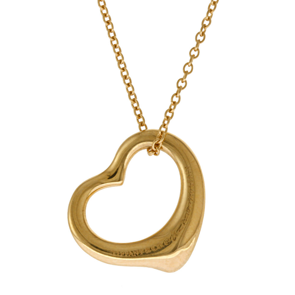 新品未着用Tiffany & Co. オープンハート イエローゴールド7mm 楽天市場】【ギフト品質】ティファニー Tiffany&Co ネックレス