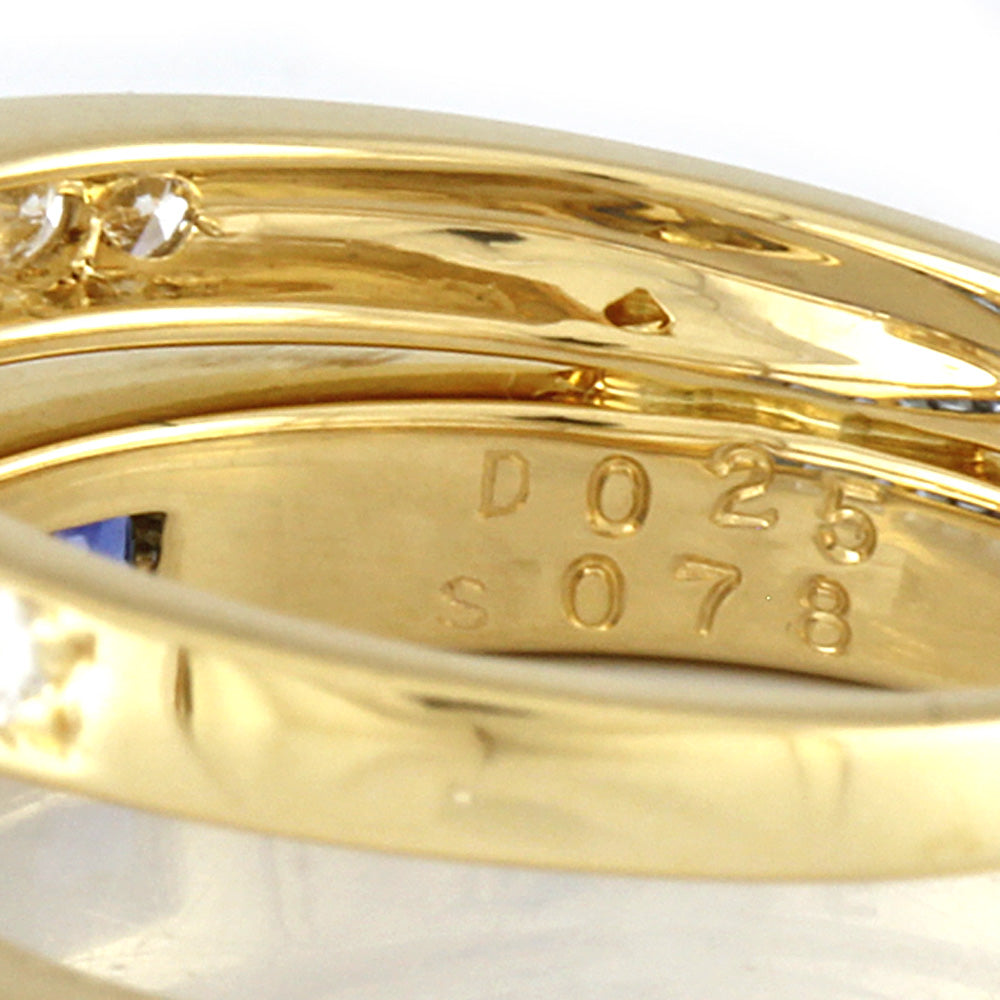 K18 ダイヤモンド リング 指輪 13号 リング 指輪 13号 18金 K18イエローゴールド ダイヤモンド