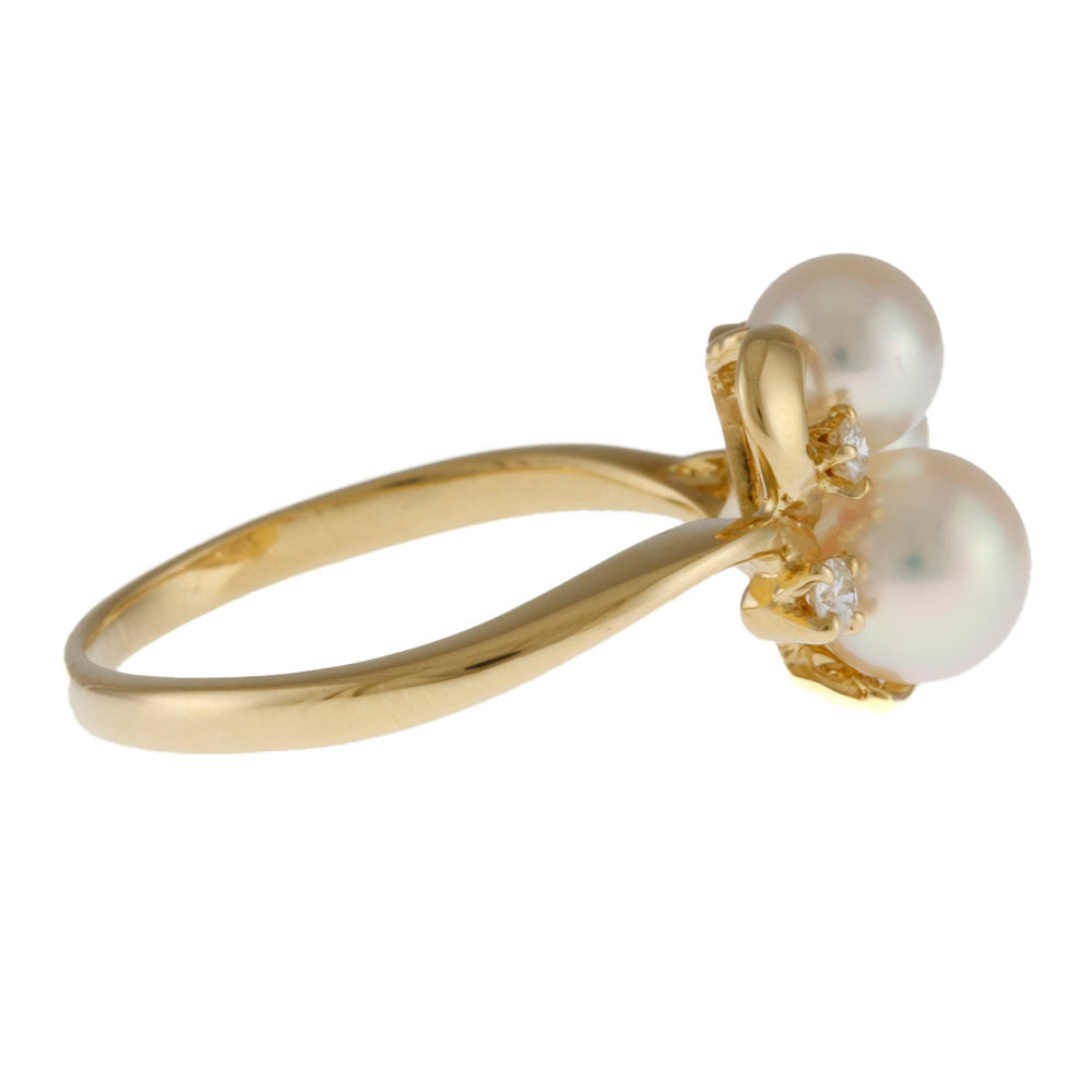 MIKIMOTO ミキモト リング 指輪 10号 18金 K18ゴールド パール