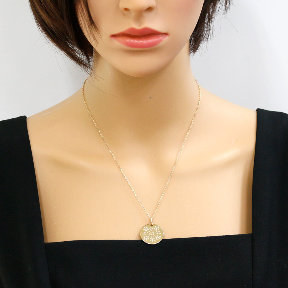 GUCCI グッチ GGブルームス ネックレス 18金 K18ゴールド レディース