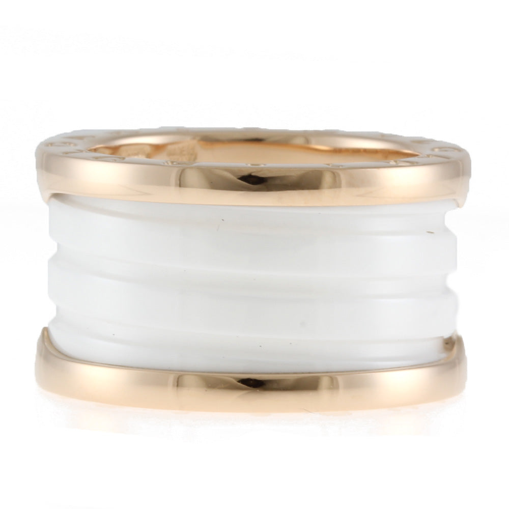 中古】 ブルガリ BVLGARI K18PG リング 指輪 11号 B-zero.1 ビー