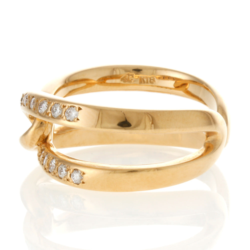 ヨンドシー 4℃ リング 指輪 12号 18金 K18イエローゴールド