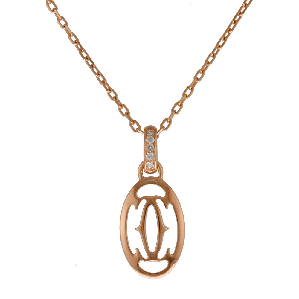 Cartier ローズゴールド ネックレス Cartier Cartier Baby Love Necklace 18 Gold K18 Pink Gold