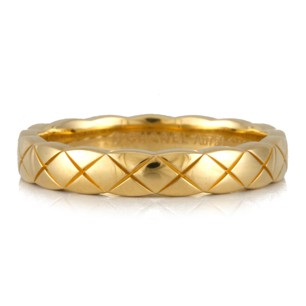 シャネル CHANEL リング ココ クラッシュ ミニモデル　ゴールド 8号 大人気コレクション】CHANEL ココクラッシュ ミニモデル (CHANEL