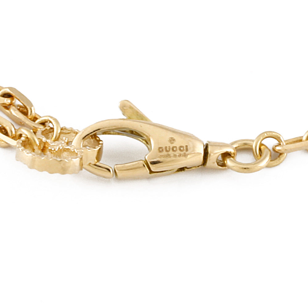GUCCI グッチ ダブルG ブレスレット 18金 K18ゴールド