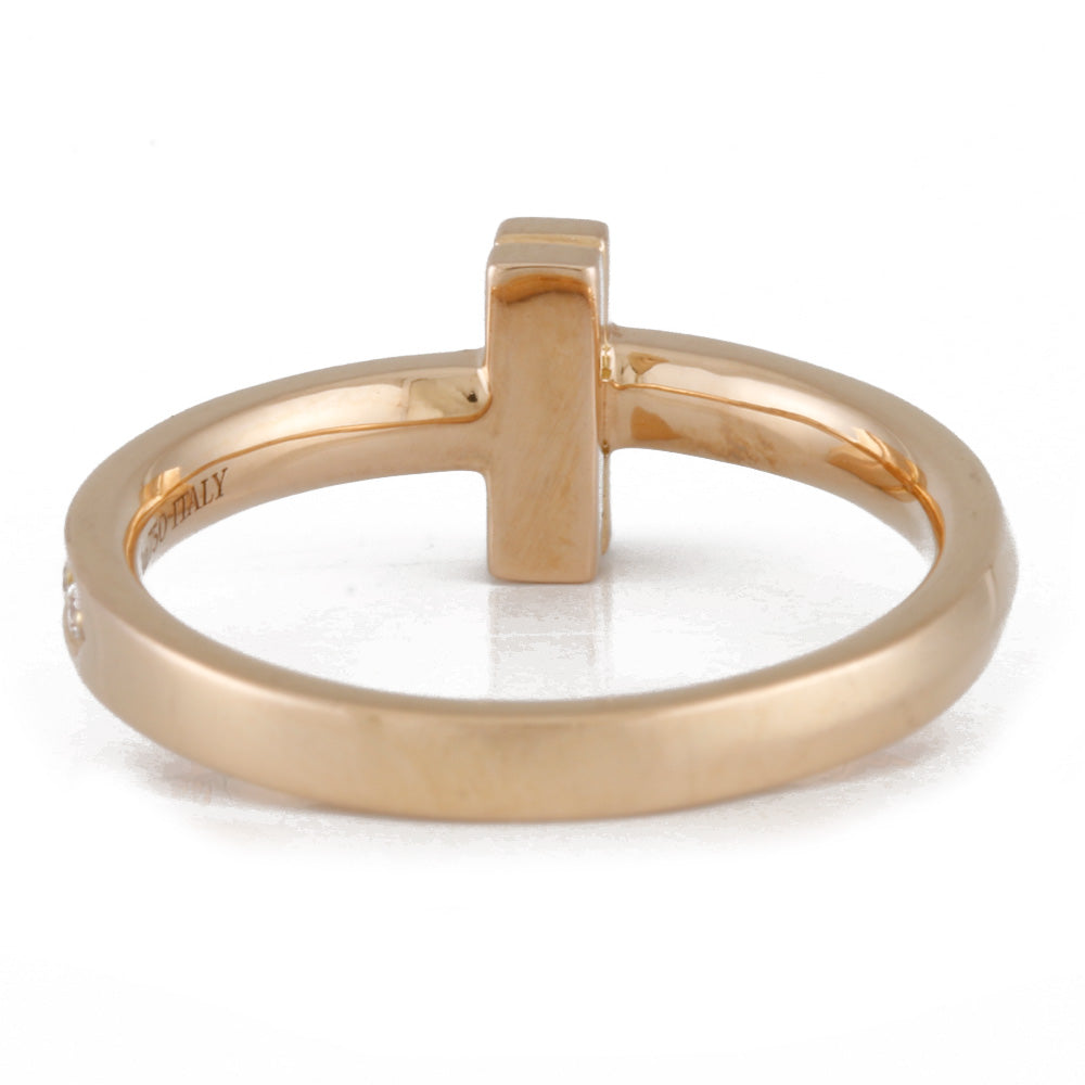 TIFFANY&Co. ティファニー Tワン リング 指輪 10号 18金 K18ピンク