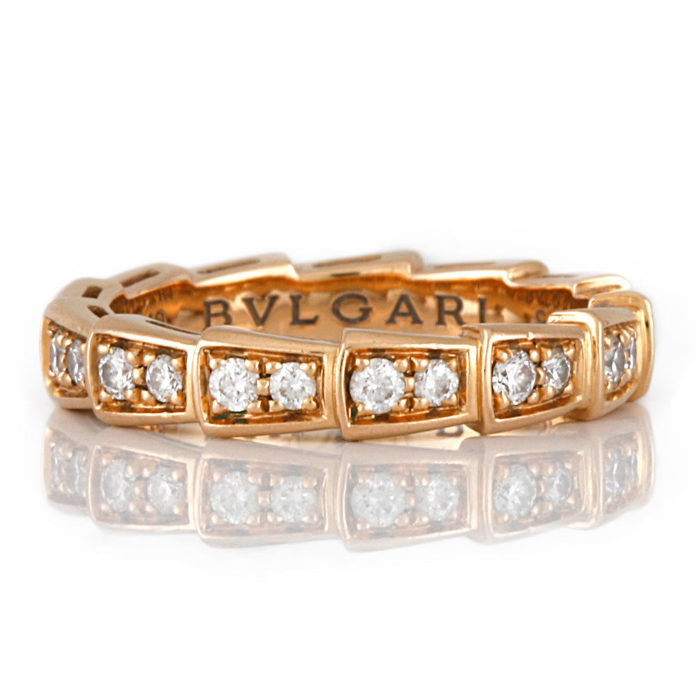 BVLGARI ブルガリ セルペンティ リング 指輪 9号 18金 K18ピンク