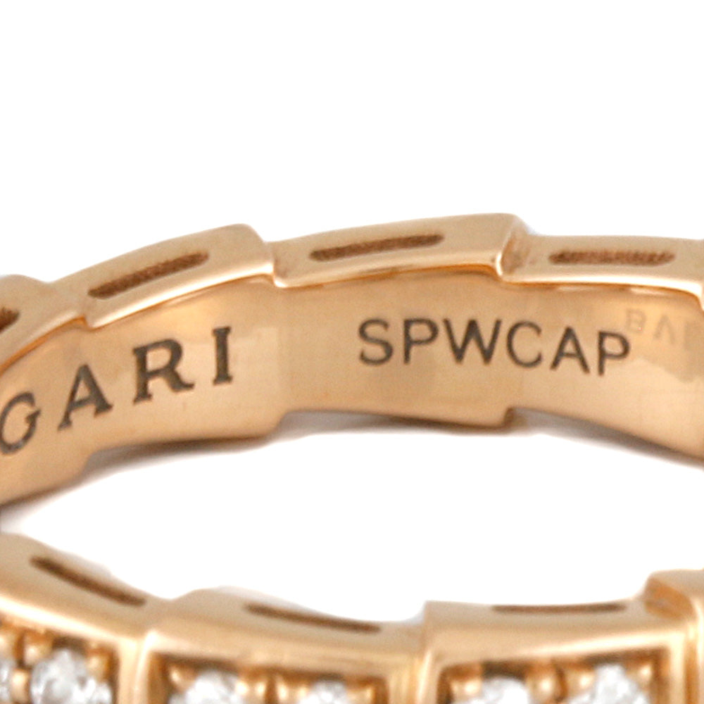 BVLGARI ブルガリ セルペンティ リング 指輪 9号 18金 K18ピンク