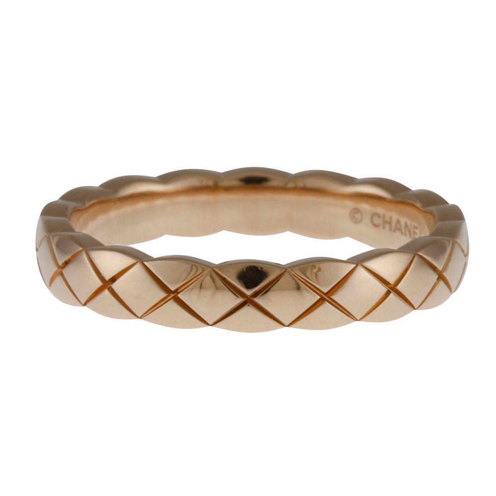 CHANELココクラッシュ ピンクゴールドリング CHANEL シャネル ココクラッシュ リング 指輪 10.5号 18金 K18