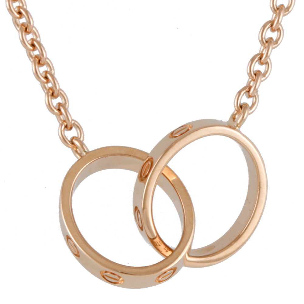 CARTIER カルティエ ベビーラブ ネックレス 18金 K18ピンクゴールド