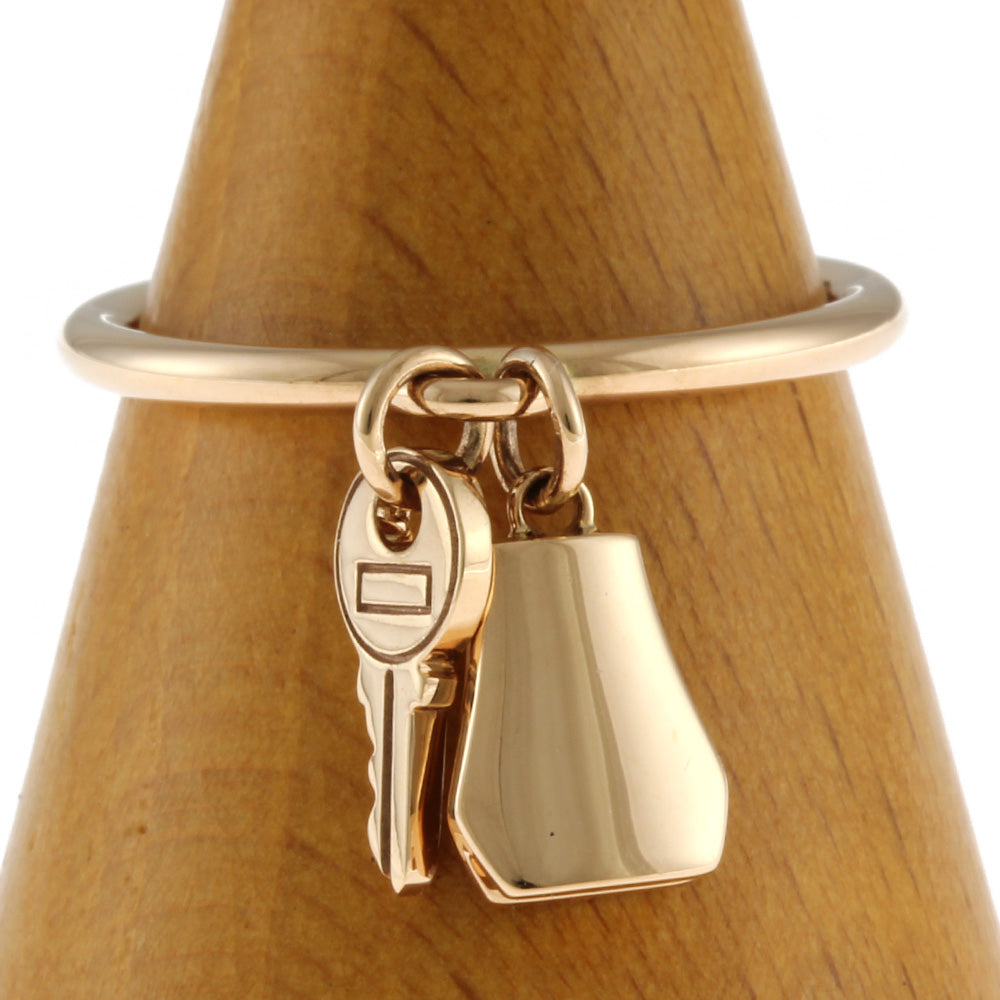 エルメス HERMES ケリー クロシェット リング・指輪 11号 18金 エルメス HERMES ケリー クロシェット リング・指輪 11号 18金