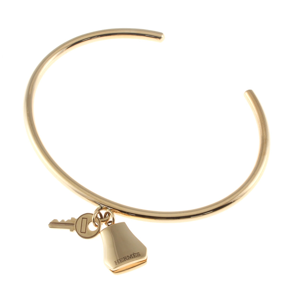 HERMESエルメス　ケリー　バングル エルメス HERMES ケリー クロシェット バングル 18金 K18ピンク