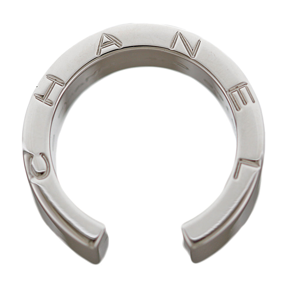 CHANEL シャネル Cシグネチャー リング 指輪 9.5号 18金 K18ホワイト