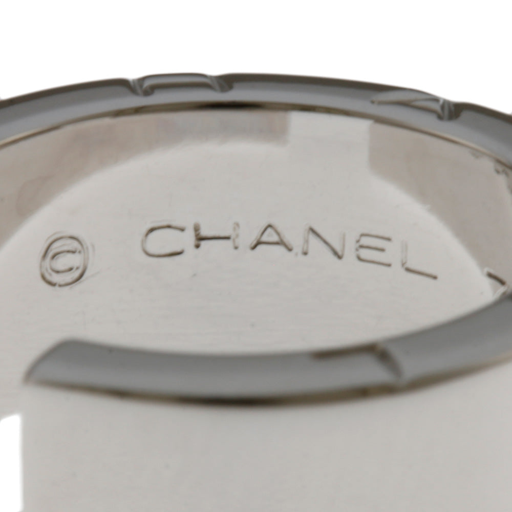 CHANEL シャネル Cシグネチャー リング 指輪 9.5号 18金 K18ホワイト