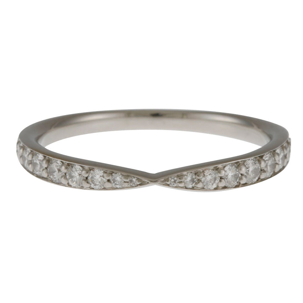 TIFFANY&Co. ティファニー ハーモニー バンド リング 指輪 10号 Pt950