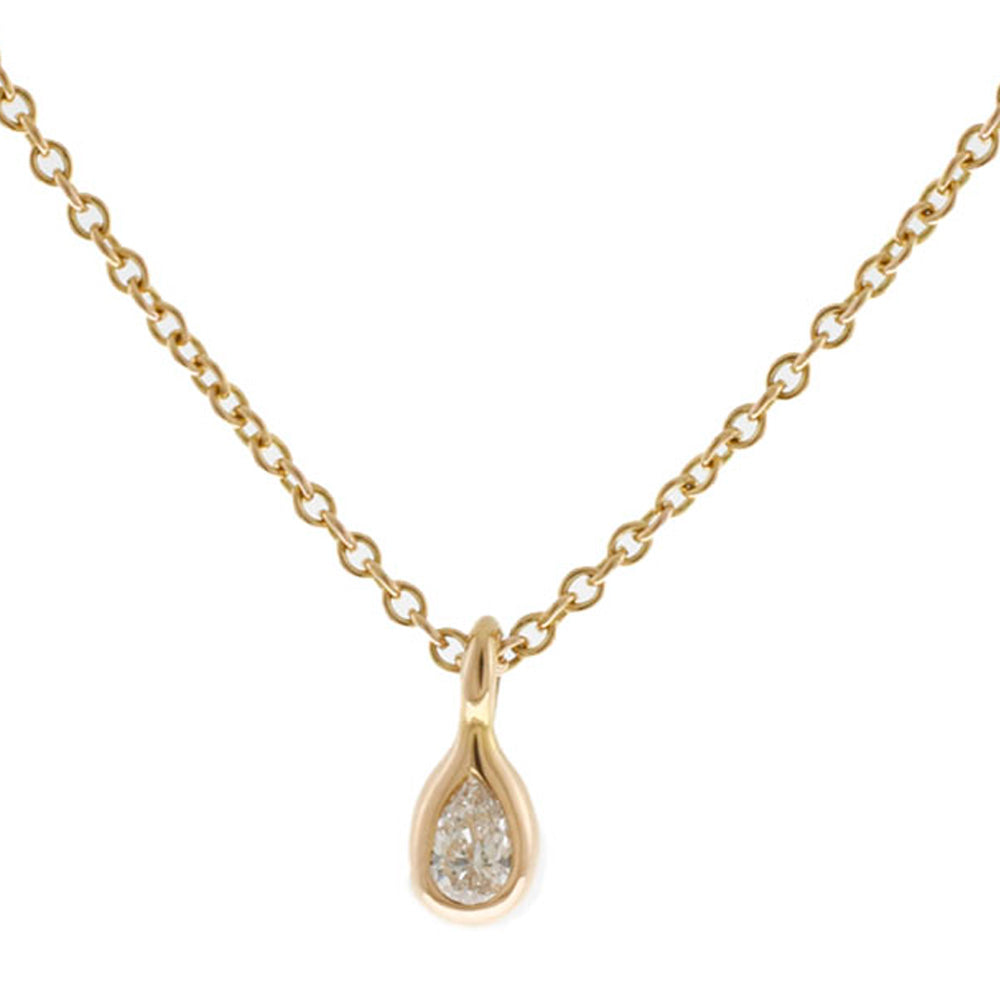 ティファニー ゴールド バイザヤード TIFFANY&Co. ティファニー バイザヤード 約0.12ct ネックレス 18