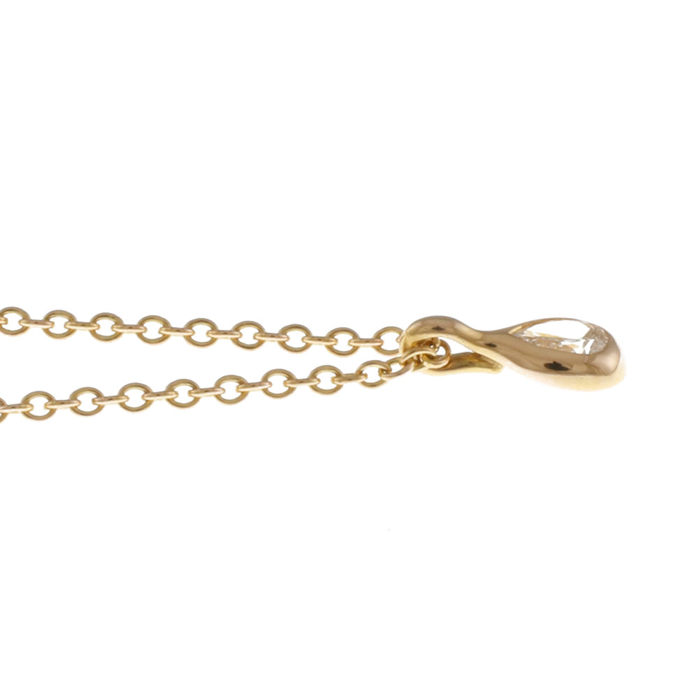 値下げ中！✴︎美品✴︎Tiffany ネックレス　バイザヤード　K18YG TIFFANY&Co. ティファニー バイザヤード 約0.14ct ネックレス 18