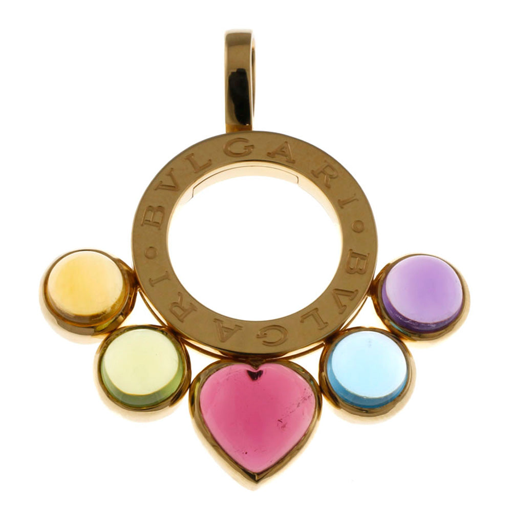 ❤️♡ブルガリ❤️ピラミデ✨シトリン❤️ペンダント トップ❤️K18❤️