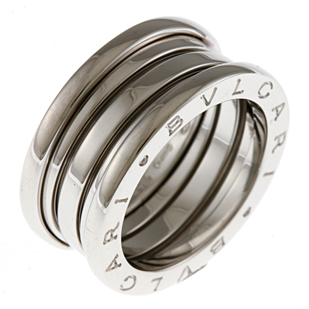 BVLGARI B.Zero1 Ring, Size 9.5, 18K, K18 White Gold, Women's, Used