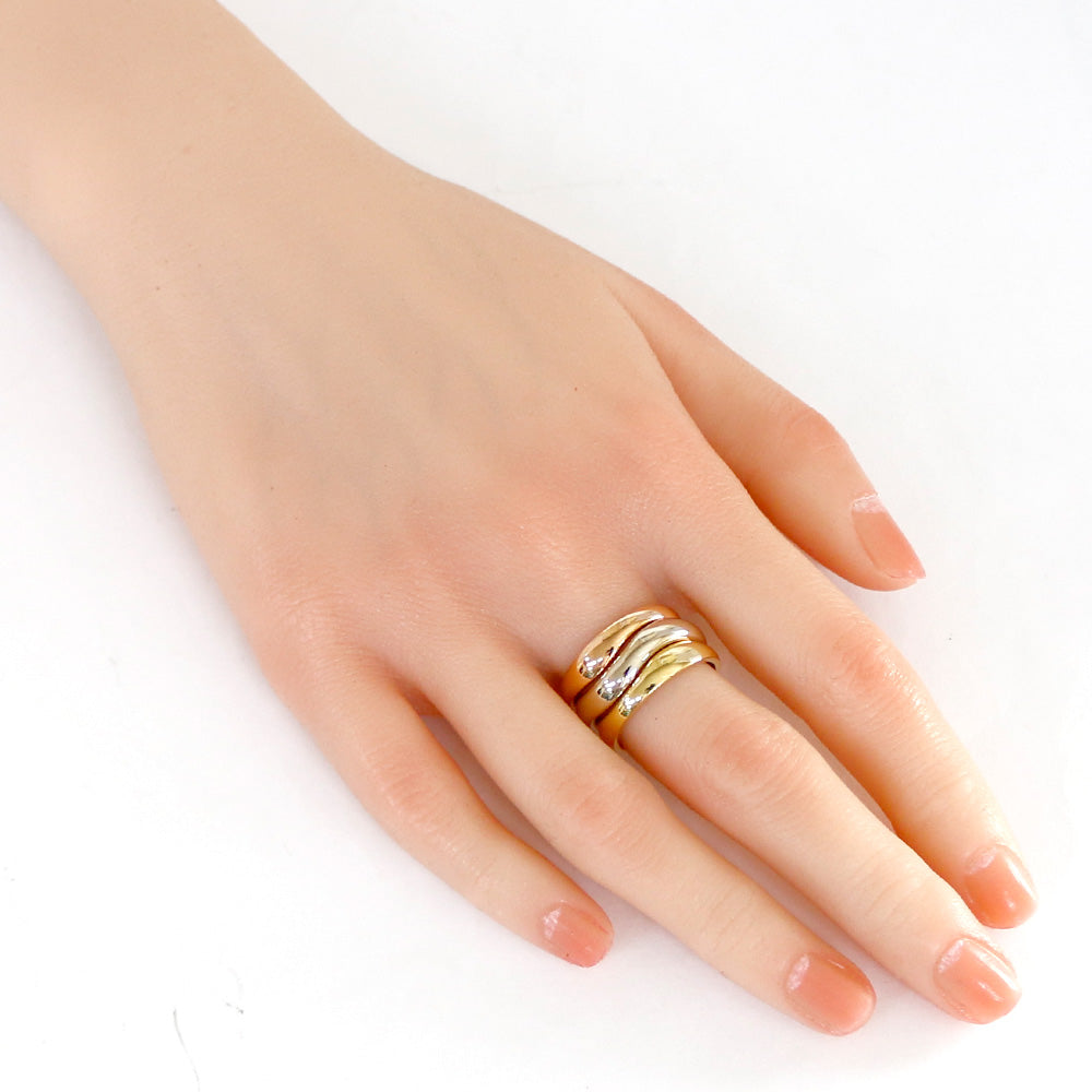 カルティエ CARTIER ラブミー 3カラー #56 リング・指輪 15.5号 18金