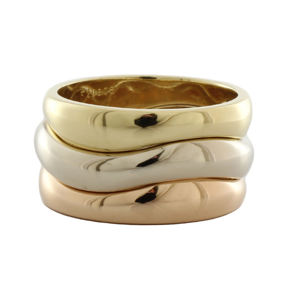 カルティエ CARTIER ラブミー 3カラー #56 リング・指輪 15.5号 18金