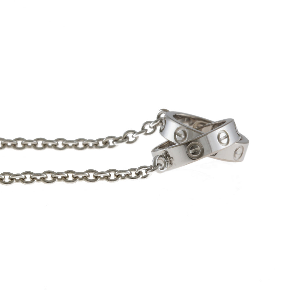 カルティエ CARTIER ベビーラブ ネックレス 18金 K18ホワイトゴールド