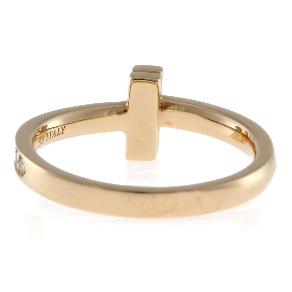 ティファニー TIFFANY&Co. Tワン ナロー リング・指輪 11号 18金 K18