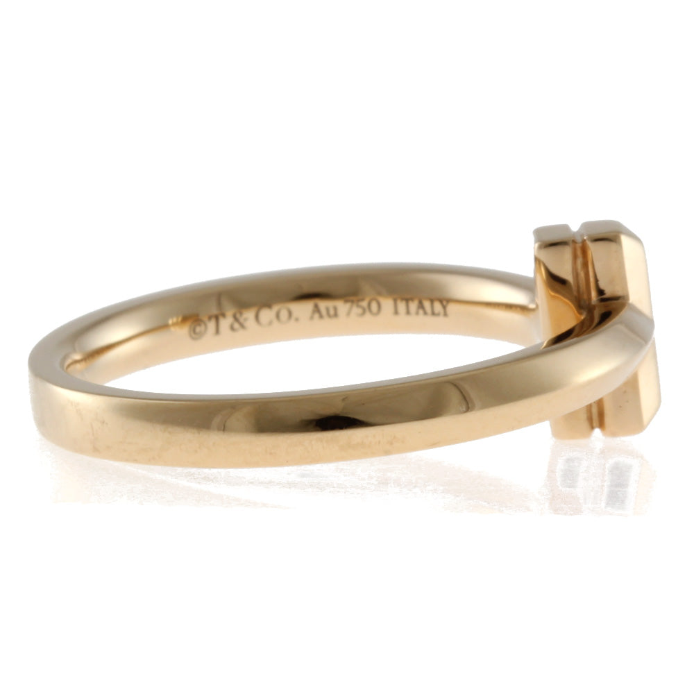 ティファニー TIFFANY&Co. Tワン ナロー リング・指輪 11号 18金 K18