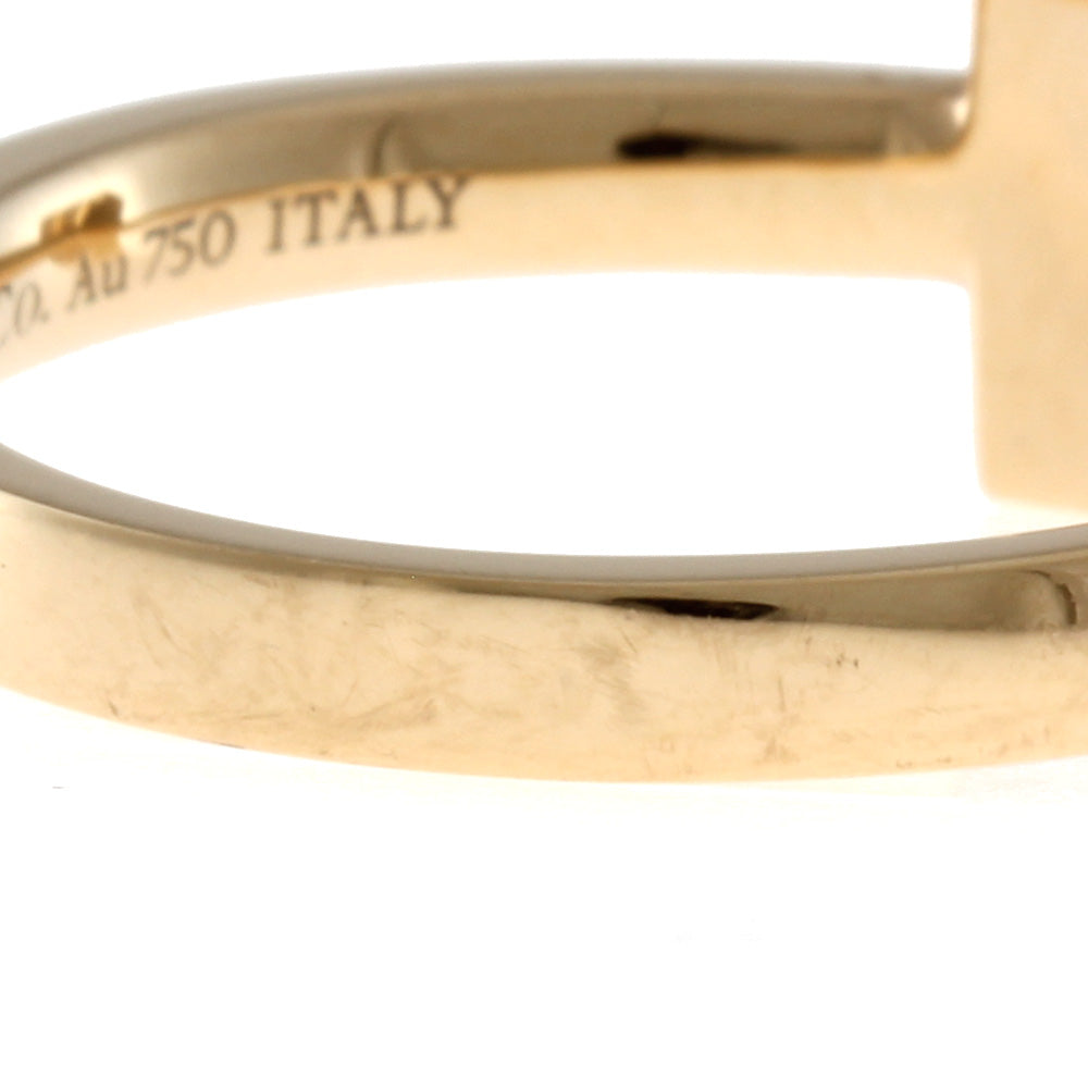 ティファニー TIFFANY&Co. Tワン ナロー リング・指輪 11号 18金 K18