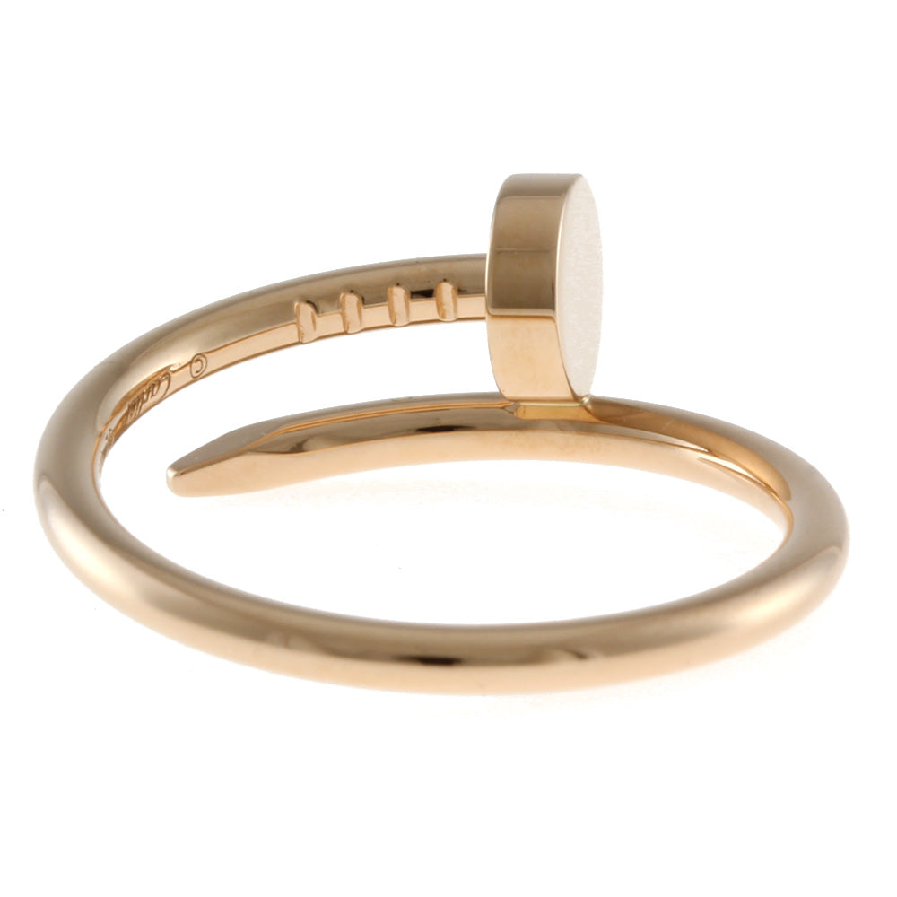 カルティエ CARTIER ジュスト アン クル S #52 リング・指輪 11号 18金