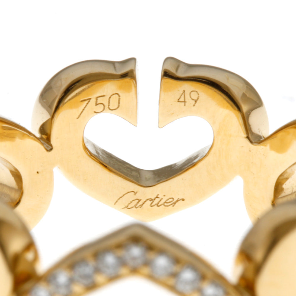Cartier カルティエ　Cハートリング　イエローゴールド　7号 指輪 リング Cartier カルティエ Cハートリング イエローゴールド 7号 指輪 リング