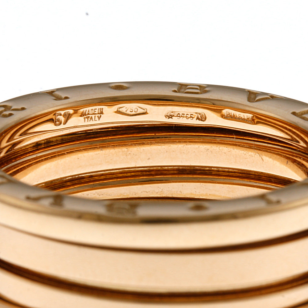【 K18WG / BVLGARI 】 750 B-zero1 リング BVLGARI ブルガリ ビー・ゼロワン B-ZERO1リング 750（K18WG） | 中古