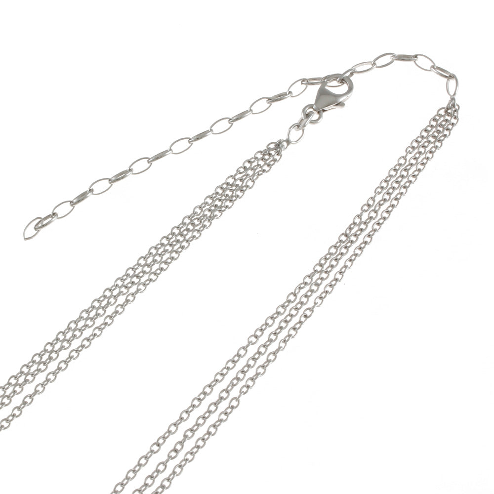 Casa Giダイヤモンドネックレス キャサジ Casa Gi ネックレス 18金 K18ホワイトゴールド ダイヤモンド