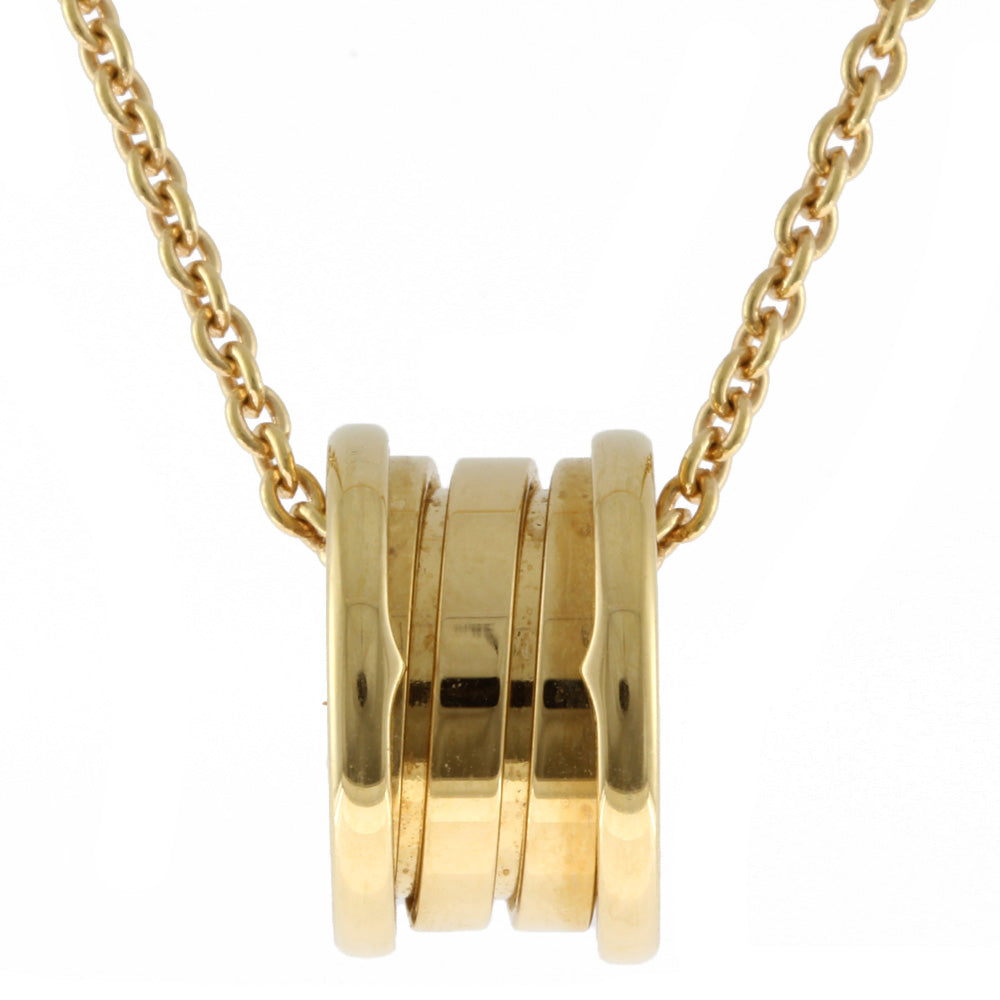 ブルガリ B-ZERO1 ネックレス ゴールド K18 ブルガリ BVLGARI B-ZERO.1 ビーゼロワン ネックレス 18金 K18イエロー