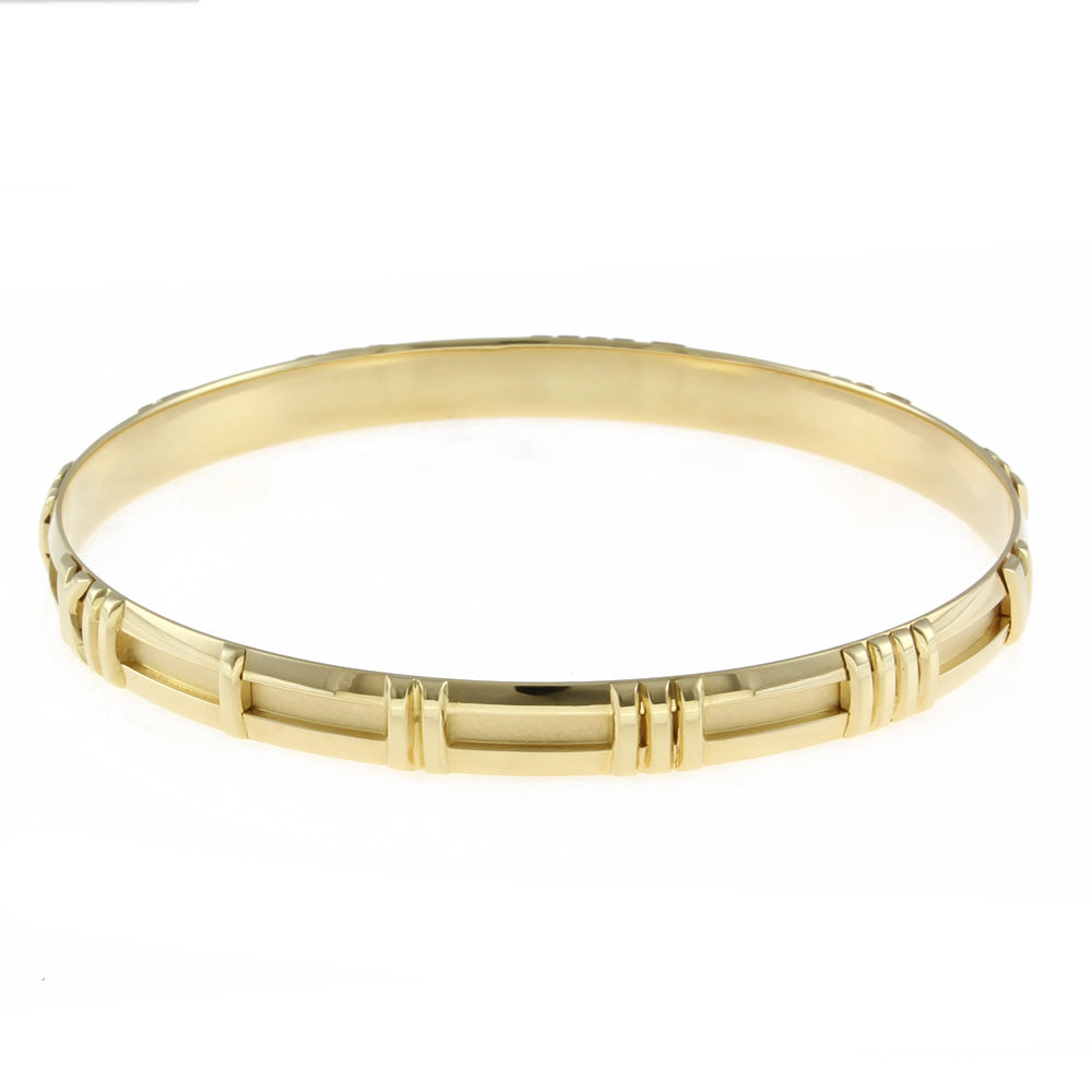 ティファニー TIFFANY&Co. アトラス バングル 18金 K18イエロー