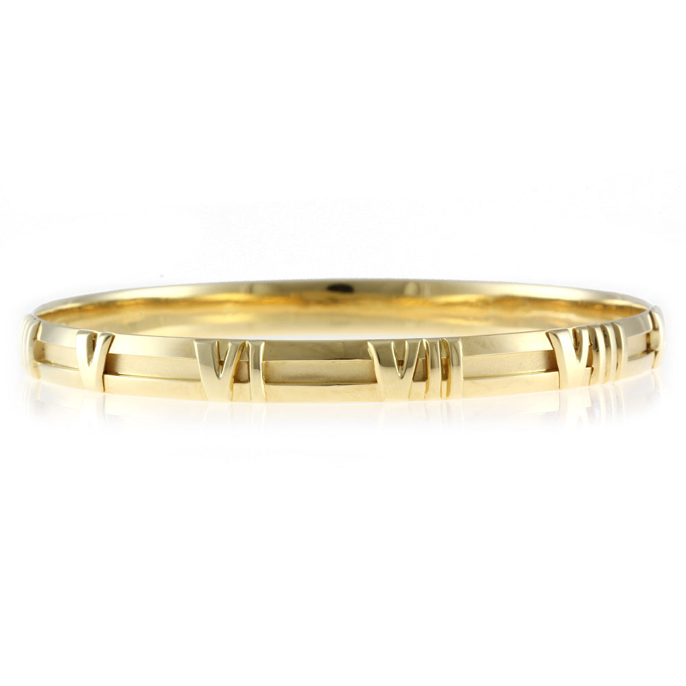 ティファニー TIFFANY&Co. アトラス バングル 18金 K18イエロー