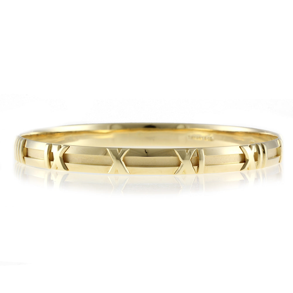 ティファニー TIFFANY&Co. アトラス バングル 18金 K18イエロー
