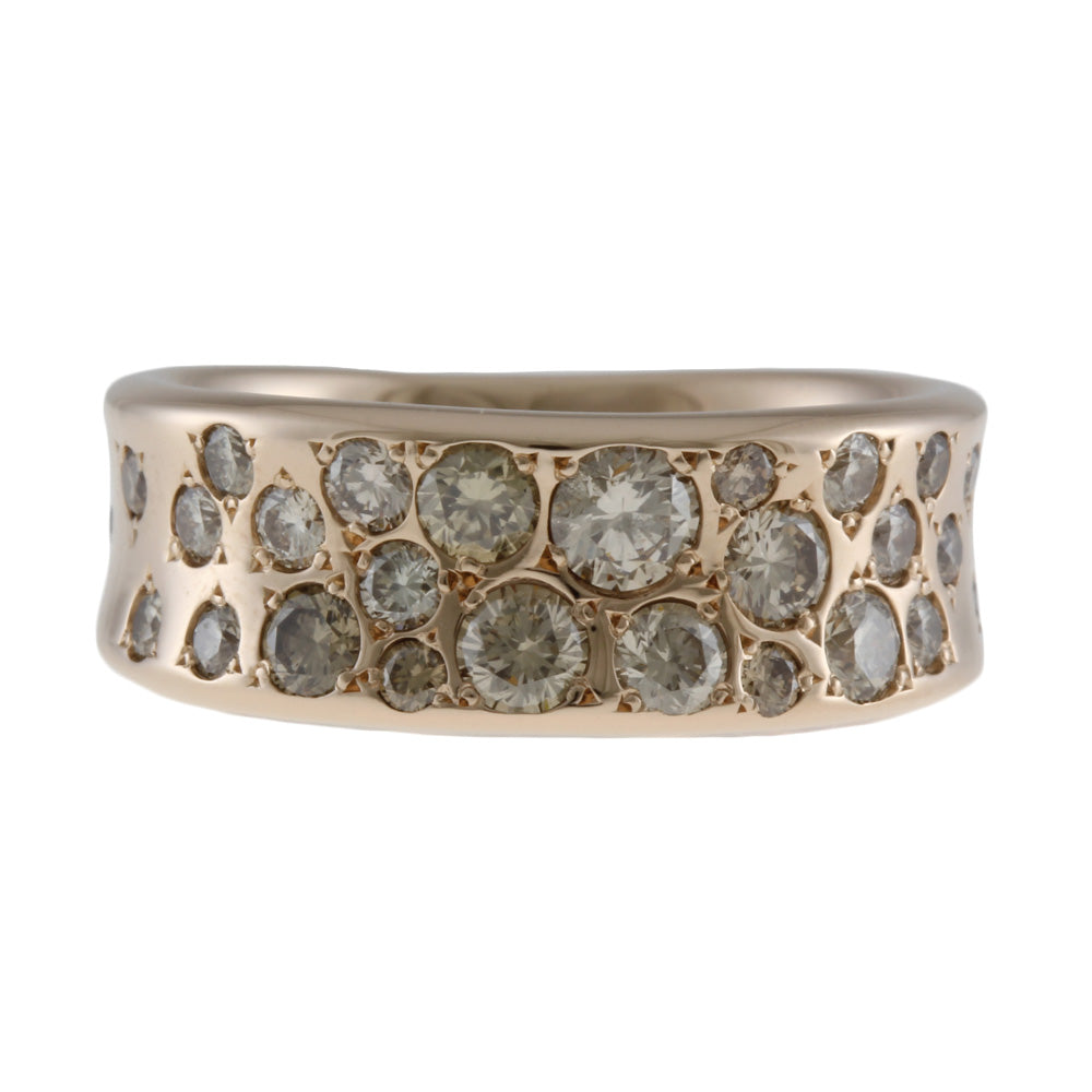 ポンポネ パーセルジュエリー ブラウンダイヤ カイヤナイト k18 #10