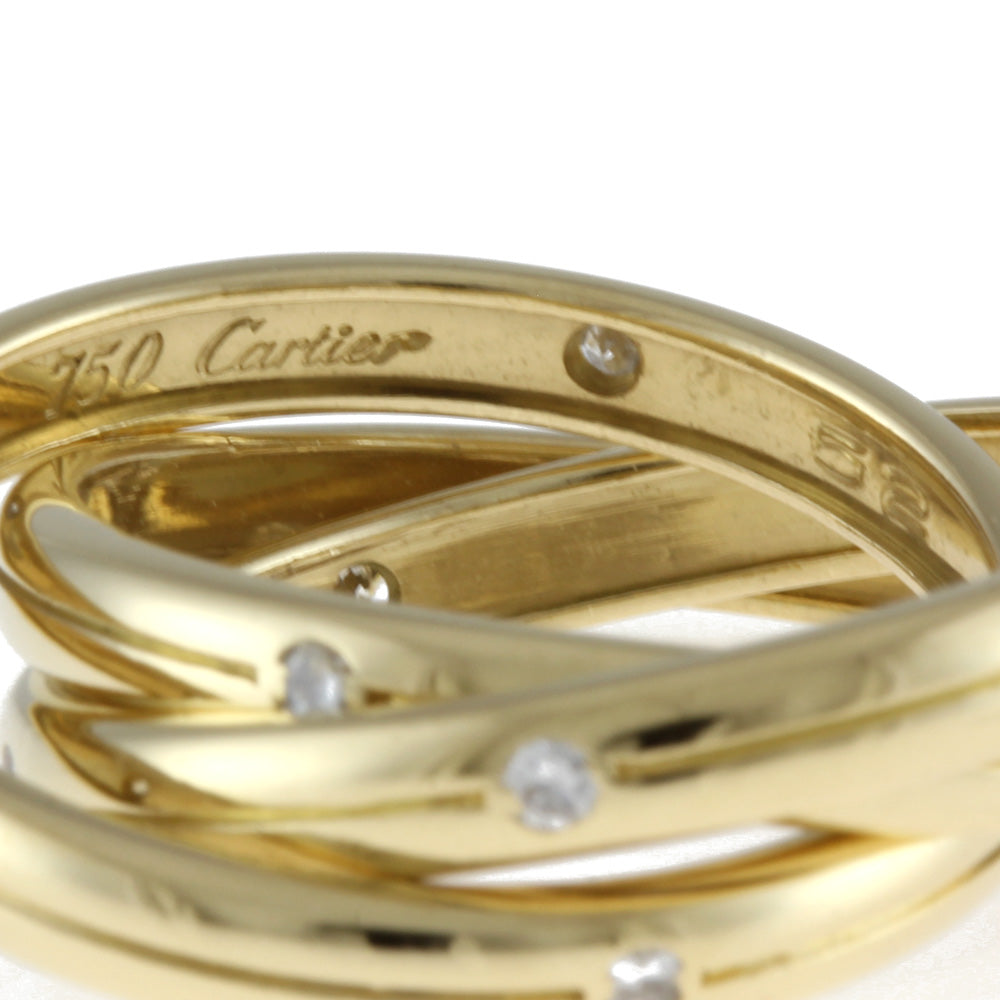 カルティエ CARTIER コンステレーション ダイヤモンド 3連 #52 リング
