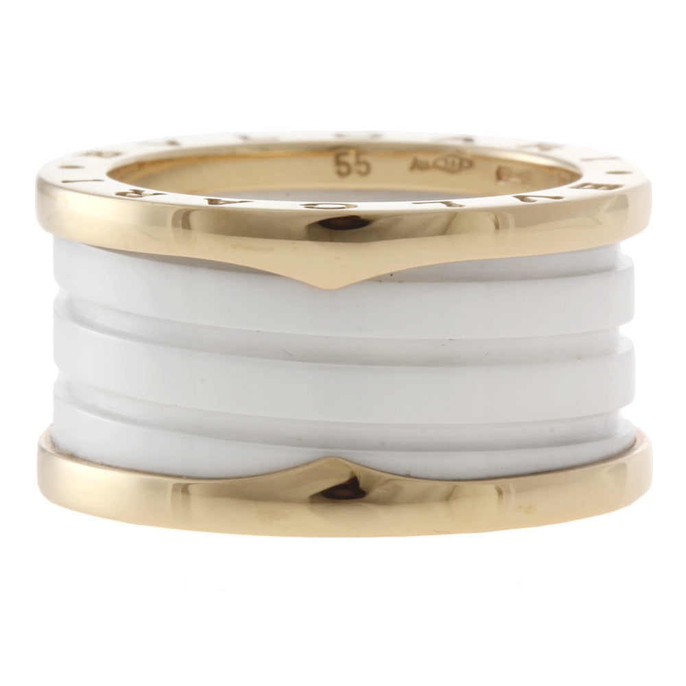 【BVLGARI☆ビーゼロワン】リング　ホワイトゴールド　#13号 楽天市場】ブルガリ ビーゼロワン B-zero1 白セラミック #53 リング