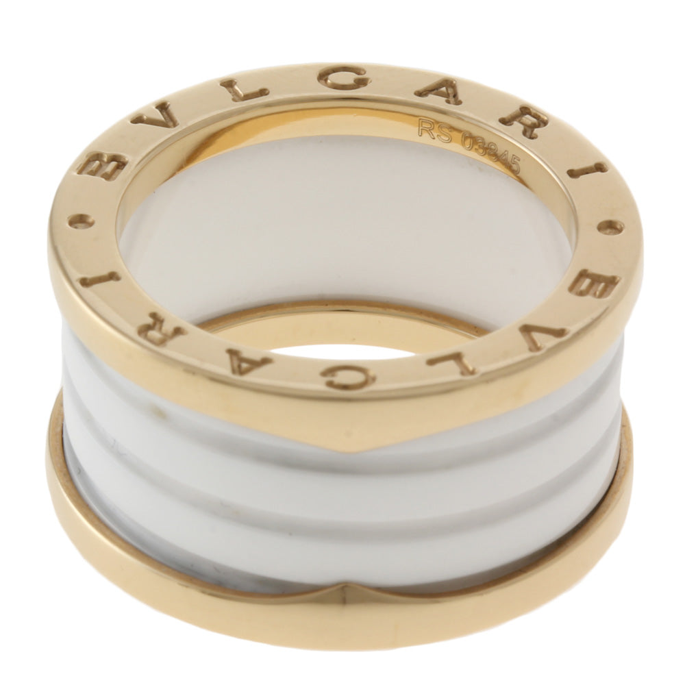 ブルガリ ビーゼロワン B-zero1 K18WGホワイトゴールド 4バンド ブルガリ B-zero.1 ビーゼロワン 4バンド リング 指輪 10.5号 18金 K18