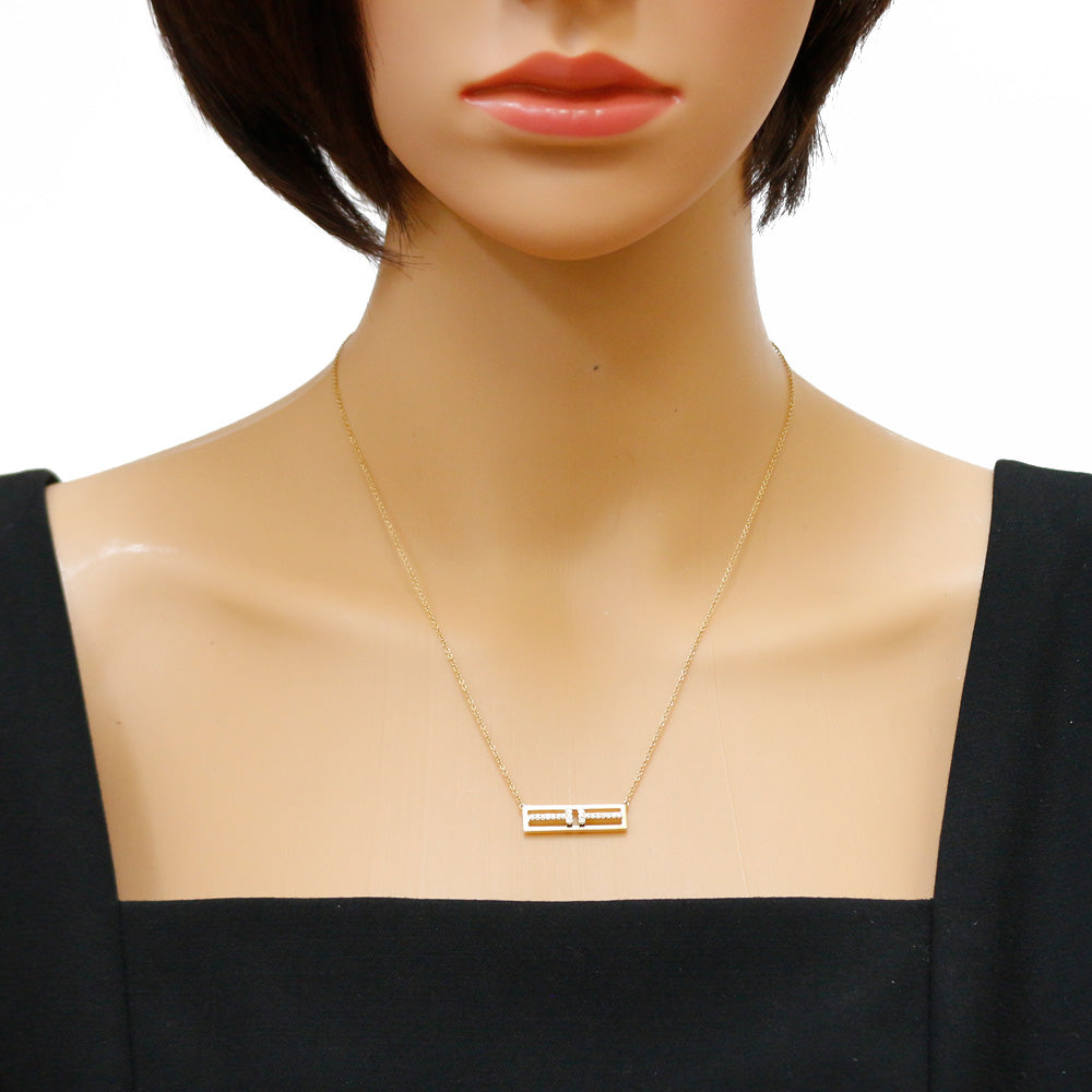 Tiffany & Co. ゴールド バーネックレス ティファニー ハードウェア リンク ネックレス イエローゴールド