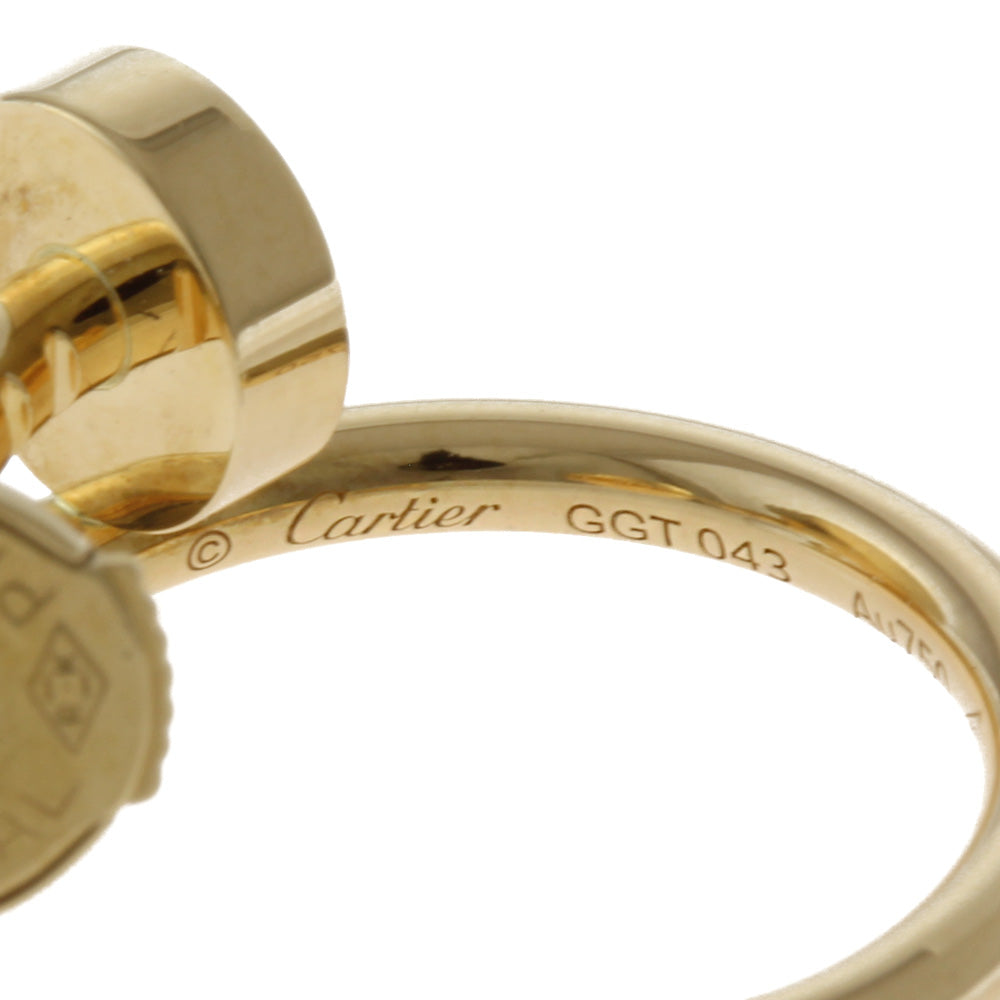 カルティエ CARTIER ジュストアンクル ピアス 18金 K18イエロー