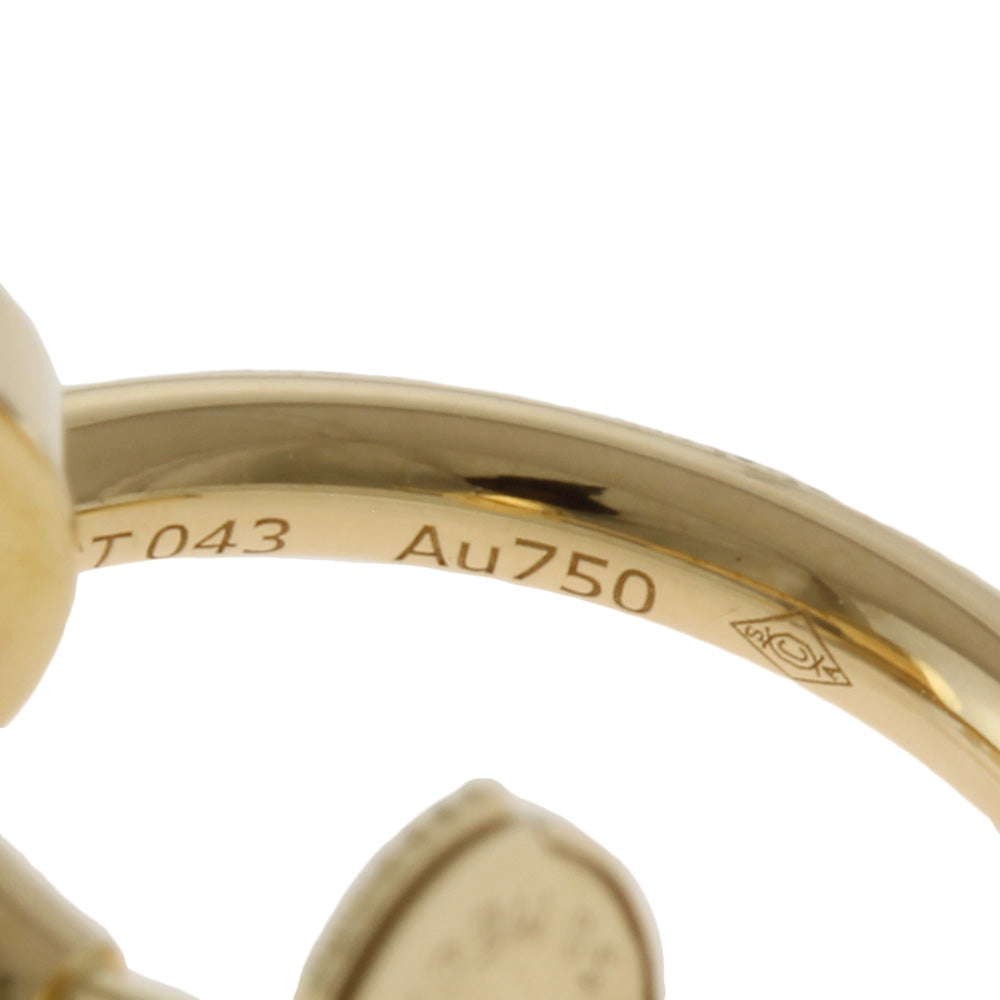 カルティエ CARTIER ジュストアンクル ピアス 18金 K18イエロー