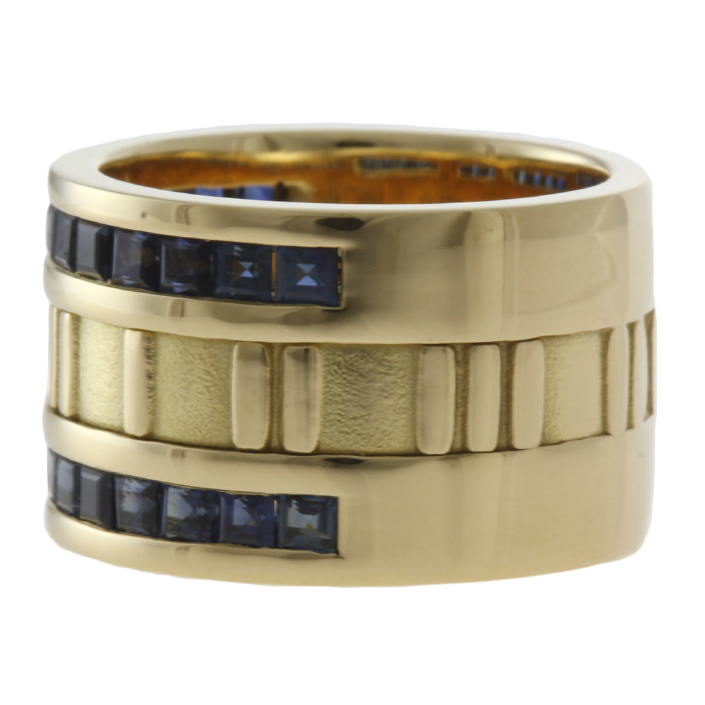 美品 Tiffany&Co. ティファニー アトラス ワイド リング 指輪 9号 ティファニー TIFFANY&Co. アトラス ワイド リング・指輪 9号 18