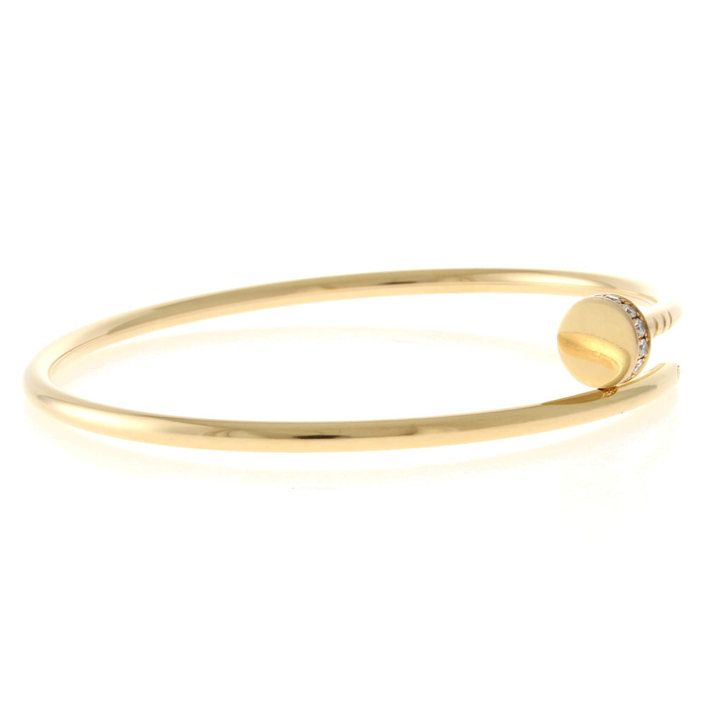 カルティエ ジュストアンクル #17 バングル 18金 K18イエローゴールド