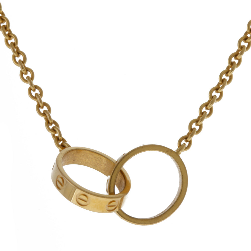 カルティエ CARTIER ベビーラブ ネックレス 18金 K18イエローゴールド
