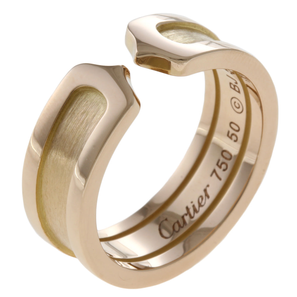 Cartier 2Cリング サイズ50 カルティエ CARTIER C2 2C ＃50 リング・指輪 9.5号 18金 K18