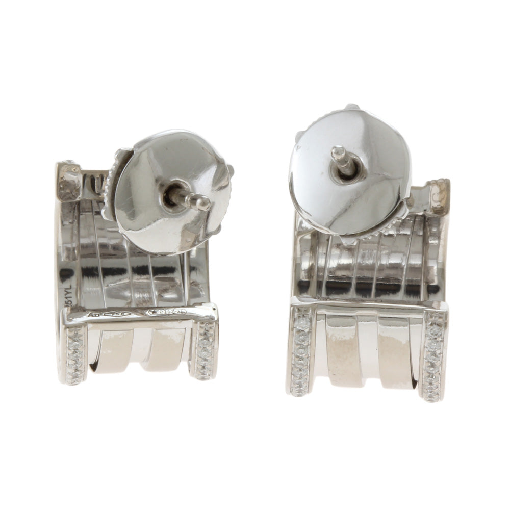 ブルガリ BVLGARI B-zero.1 ビーゼロワン ピアス 18金 K18ホワイト